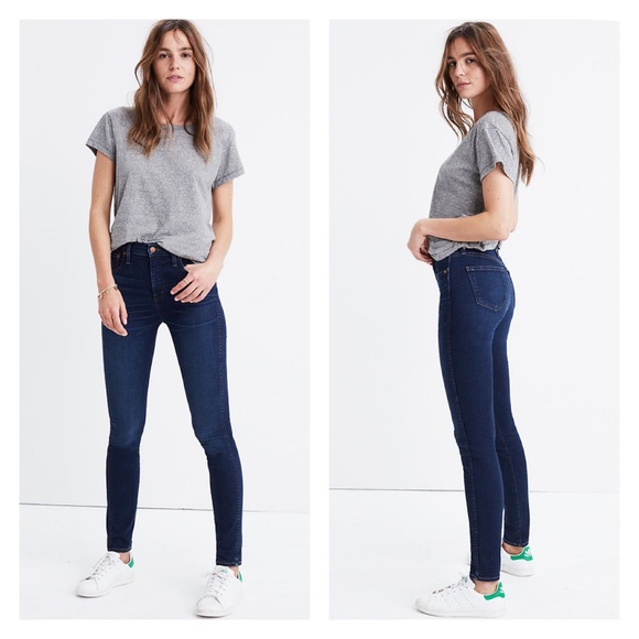 Madewell Denim - MADEWELL 10" High-Rise Skinny Jeans Hayes Wash